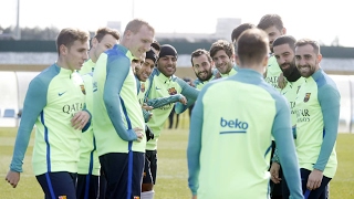 Final training session before Athletic clash