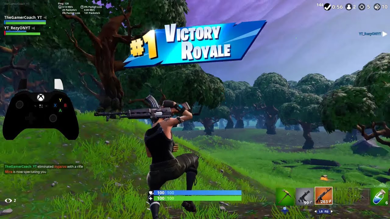 Fortnite 9 kill win duos chapter 1 season 7 ezfn youtube