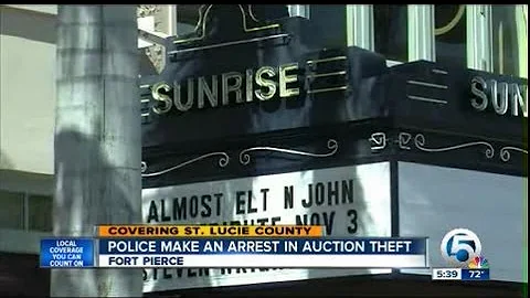 Fort Pierce Auction Theft