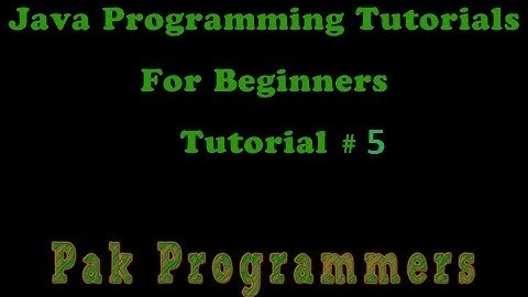 Java Urdu Programming Tutorial 5 Getting User Input