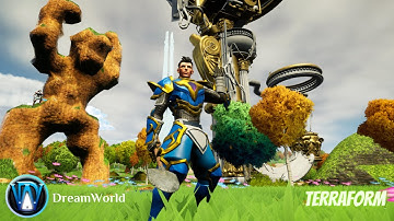 드림월드에서 테라포밍을 활용해 건물을 짓는 방법!
