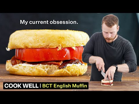 Cream Cheese, Bacon, & Tomato Breakfast Sandwich