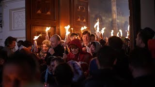 Прибытие Благодатного огня в Киев, 7.04.2018 г.