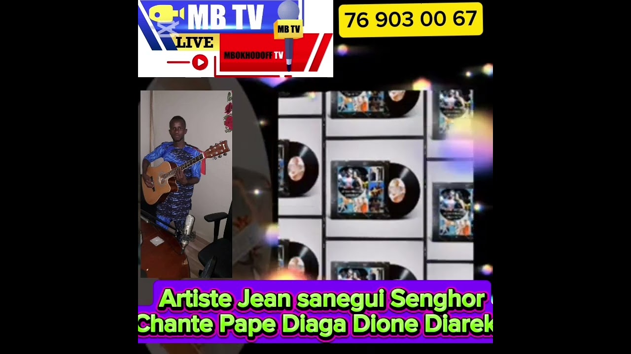Nouvelle album Jean sanegui Senghor chante  Pape Diaga Dione diarekh