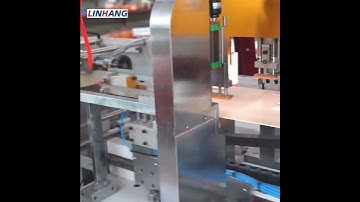 LH-AEM450 LINHANG-Automatic diary elastic band inserting machine .#notebookmachine