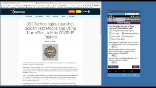 COVID-19 Golden Test Mobile App Demo screenshot 3