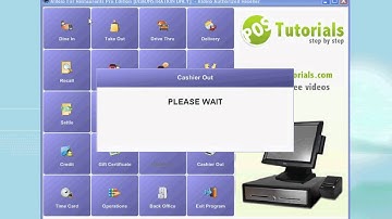 Aldelo Point of Sale Tutorial - How to Cashier Out