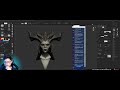 🛑 Live: Esculpindo a Lilith do Diablo IV no Zbrush - Parte II