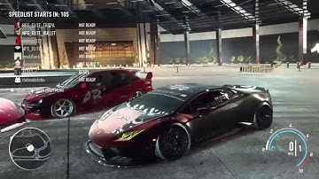NFS PAYBACK casual speedlist