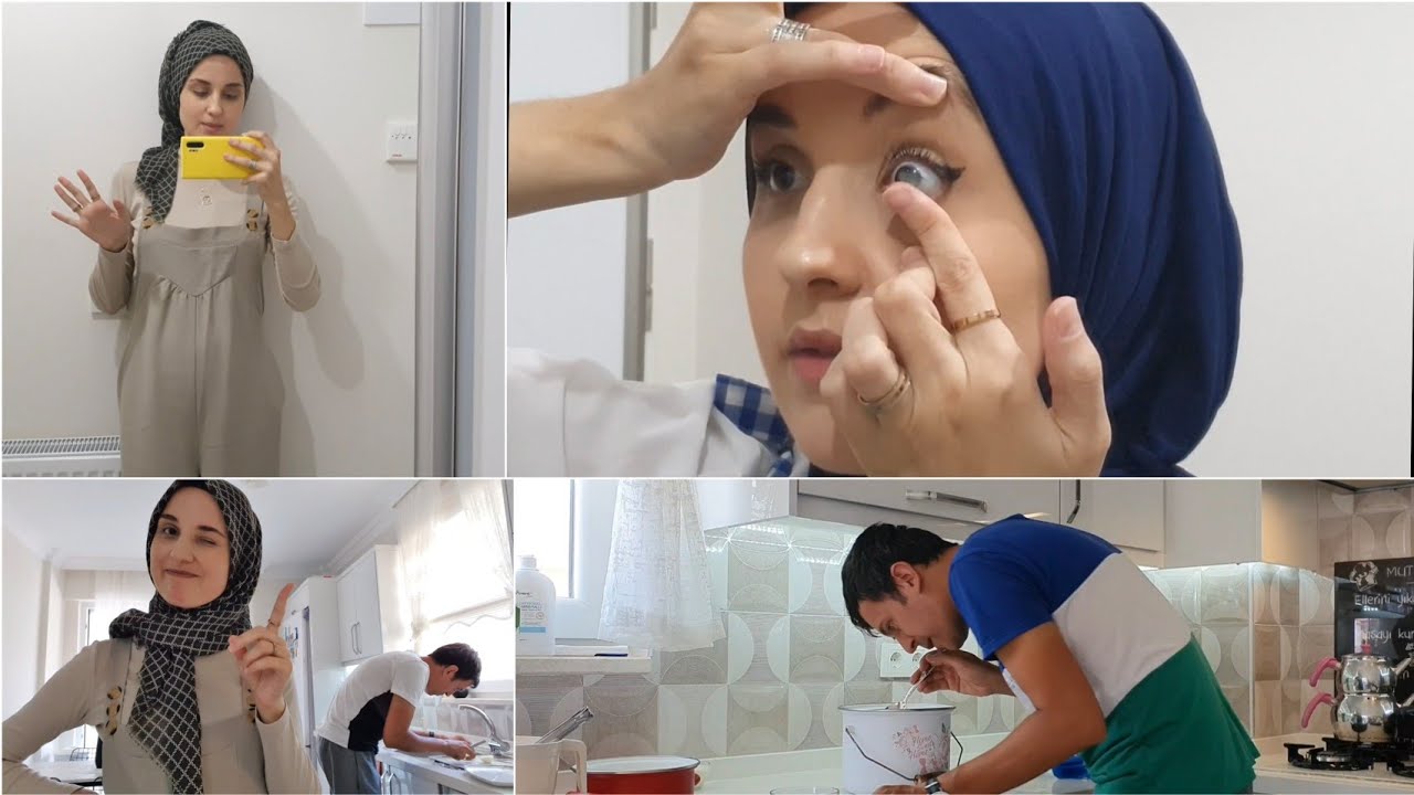 BUZLUGA STOK YAPTIM | YENİ PERDELERİM GELDİ | LENSLERİMİ NASIL TAKIYORUM? | RENKLİ LENS DENEDİM