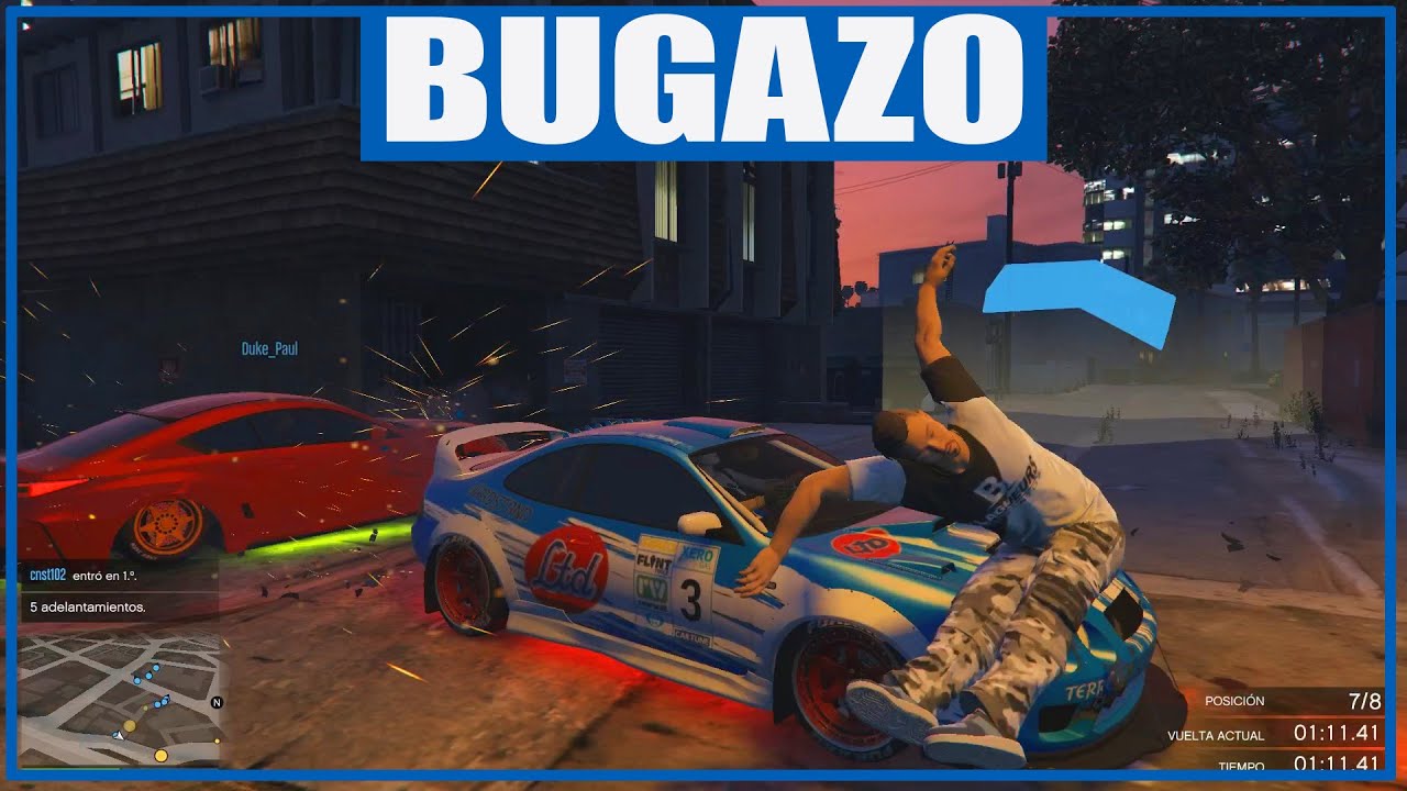 BUGAZO! GTA5 Online unusual and funny motorsport moment