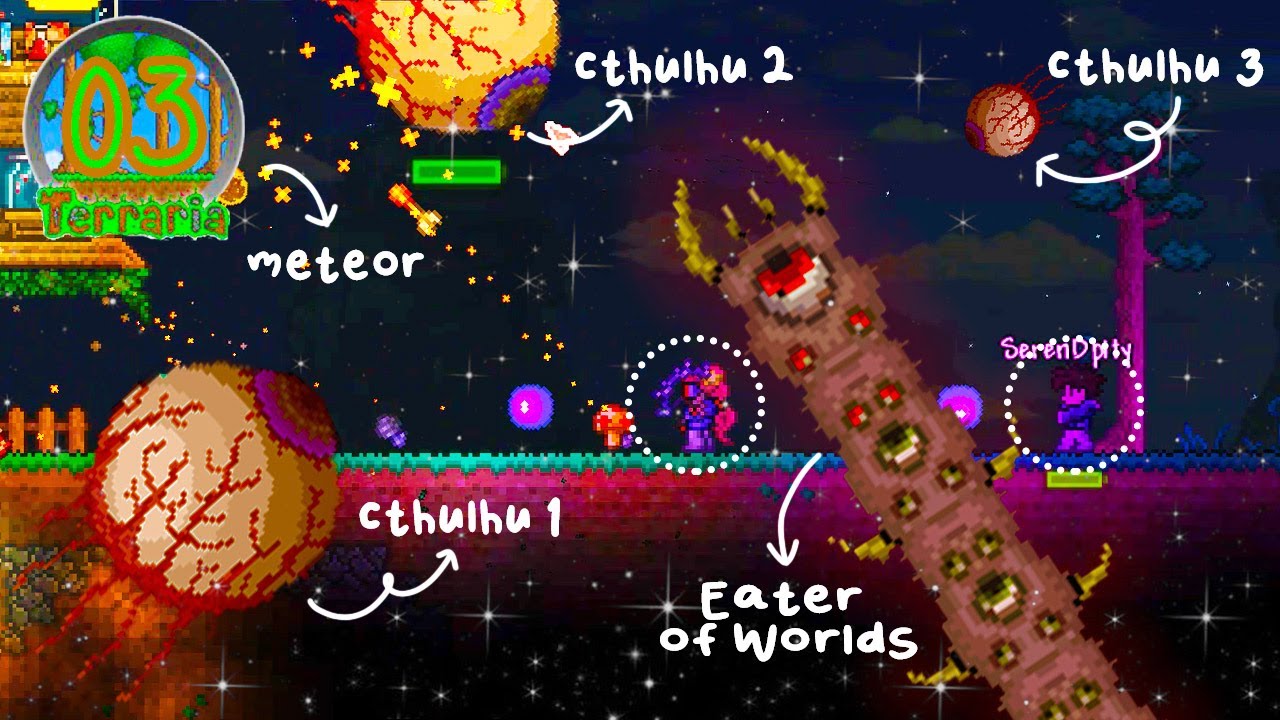 2 Boss Agad Yarn? Terraria 3 YouTube