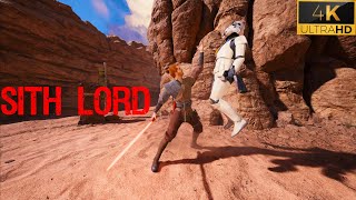Star Wars Jedi Survivor SITH LORD Single Stance ADVANCED Gameplay Jedi Grand Master Difficulty (4K)