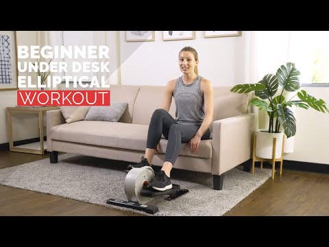 15 Min Under Desk Elliptical Workout for Beginners