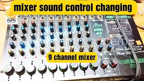 sound mixer fader change. use normal controller.good working