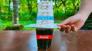 Coca Cola vs Mentos experiment new 2020