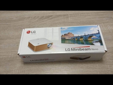 LG PH150G Minibeam Nano projector Unboxing