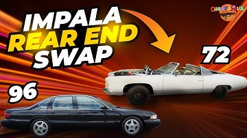 96 to 72 Impala Rear End Swap: Strengthened & Painted!