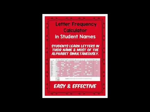 Letter Frequency Letter