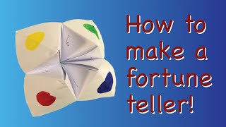 How to make a fortune teller