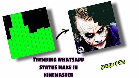 How to create a trending whatsapp status videos / kinemaster tutorial in tamil / Mass status videos