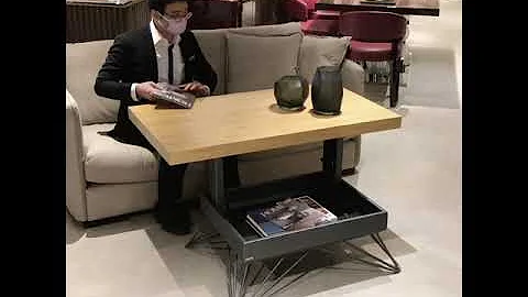 意大利Radius 升降茶几/餐檯 (歐化傢俬- 獨家現貨限量發售) - 天天要聞