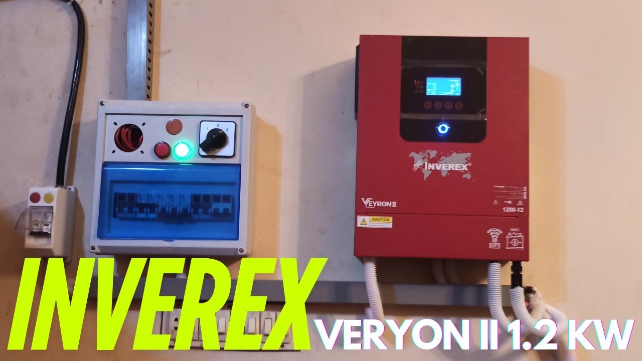 Inverex veryon II 1.2 kw With 615 Watt solar panels and TX 3500 battery in Korangi no 3 Karachi