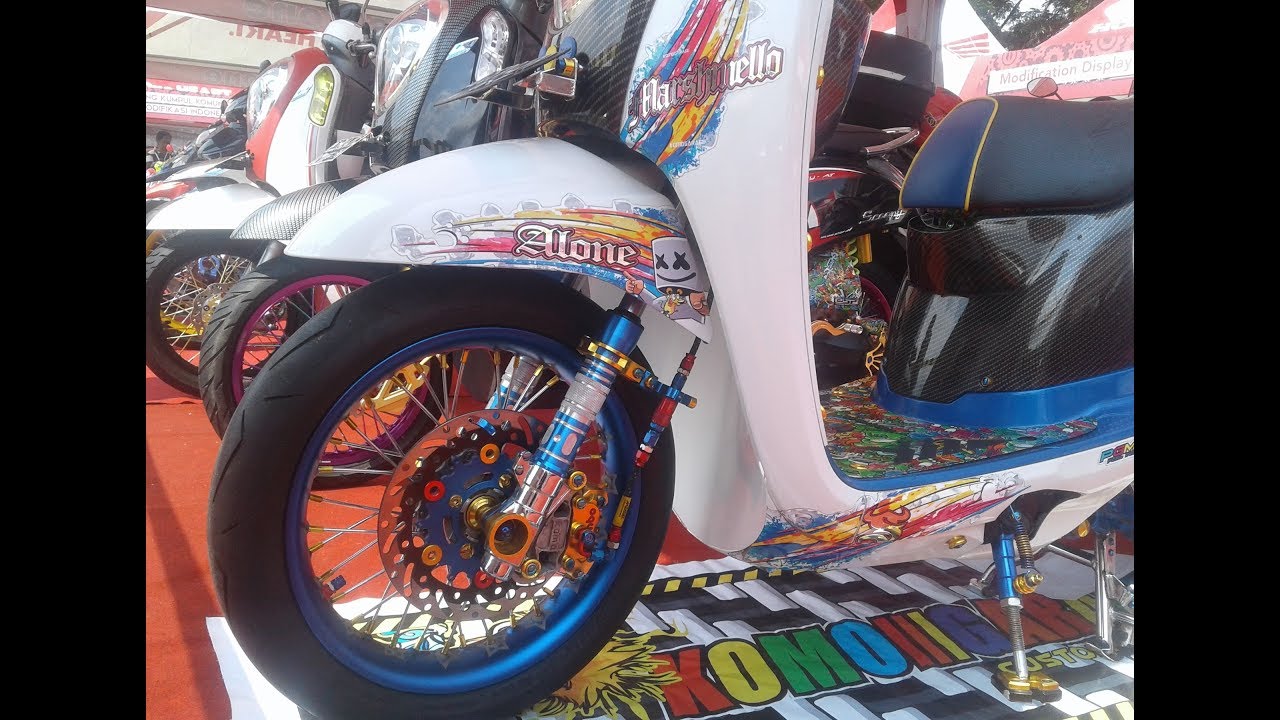 Modif Honda Scoopy Elegan Style Contest YouTube