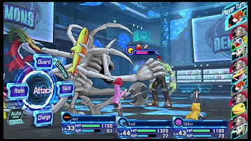 Digimon Story Cyber Sleuth - Boss #15: Boltmon, SkullMeramon (x2)