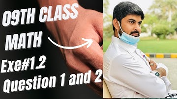 9th Class  Math Chapter 1 Exercise 1.4 Question no 1 and 2-Matric Part1 Matrices-Matric part1