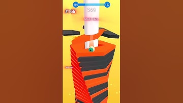 stack ball - crash platforms shorts || level 166 || #foryou #foryoupage #stackball #shorts