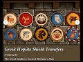 Greek shield transfers for 28mm ancient miniatures