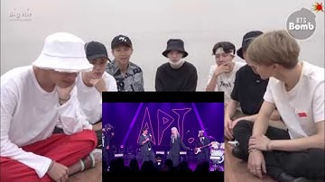 BTS Reaction to Rosé x Bruno Mars 