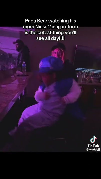Nicki Minaj takes her son Papa Bear to a concert | Papa Bear dancing to his mama Nicki Minaj Concert