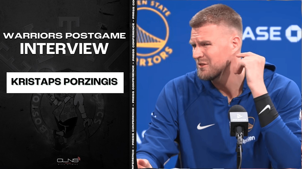 Kristaps Porzingis Didn't Expect Celtics to be THIS GOOD | Warriors Post Game