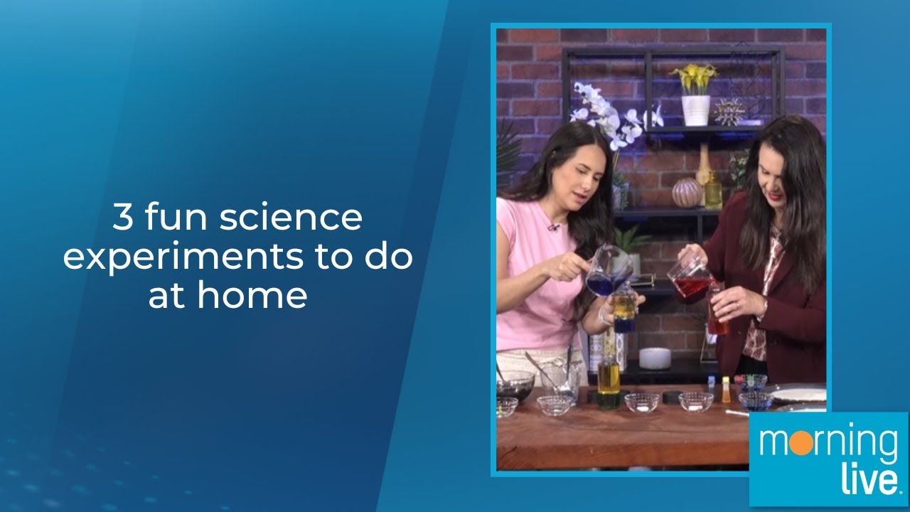 3 fun science experiments to do at home - YouTube