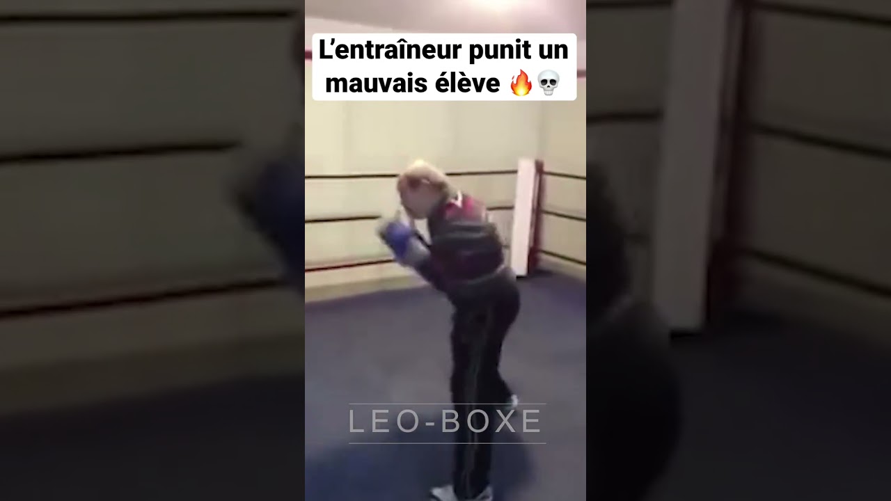 L’entraîneur met KO un mauvais élève ! 
