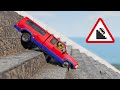 BeamNG Drive - Cars vs Stairs #15