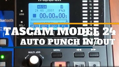 Tascam Model 24 Auto Punch In