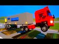 Lego Car Smasher Explosive Speed bumps Crashes #3 | Brick Rigs