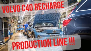 Volvo C40 Recharge - Production Car Factory