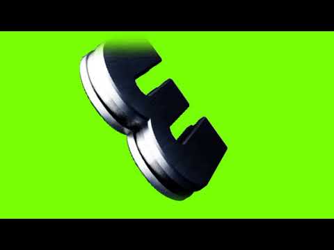 Countdown with numbers green screen
