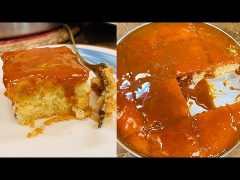 طريقة عمل كيك الكراميل البلدي يوكل مع الشيف نونا