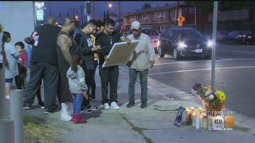 Vigil Held For Two Men Killed In South LA Hit-And-Run