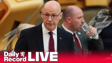 LIVE John Swinney faces First Minister