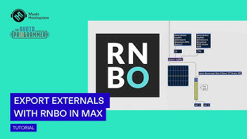 Export externals with RNBO in Max