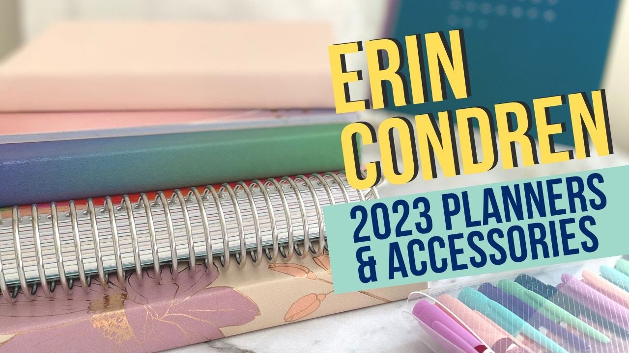 Erin Condren 2023 Planner Launch & Planner Accessories YouTube