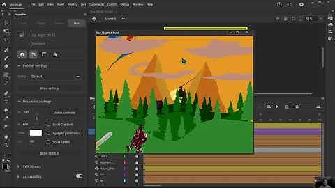 Simple Day Scene to Night Scene Animation (Using Animate 2021) (No Edit)