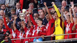 Manchester United won FA Cup Final Beating Manchester City by 2-1 13th Title