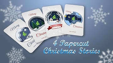 Paper Cut Christmas Stories - After Effects Template